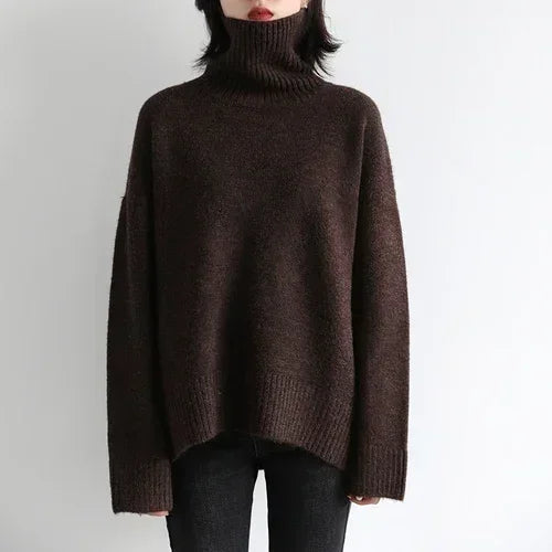 CHIC VEN Korean Womens Sweater Cozy Loose Knit Warm by zapcart