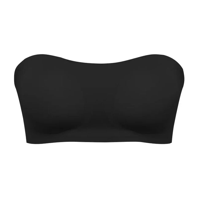 Popular Women's Strapless Bra Cross Side Buckle Underwear by zapcart