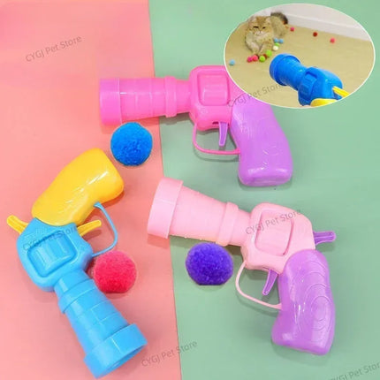 MoonBiffy Plush Ball Launcher Cat Toys For Indoor Cats by zapcart