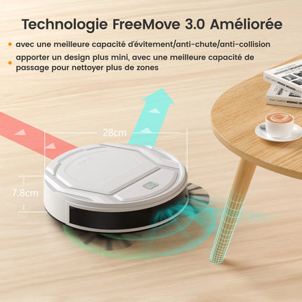 Lefant M210 Robot Vacuum Cleaner 120 Min Runtime Home Use by zapcart