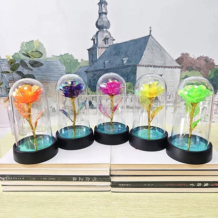 Artificial Rose LED Light Gift For Girlfriend Valentines Day by zapcart