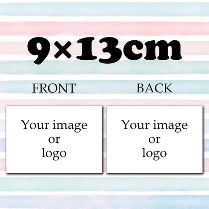 JIMITU Custom Thank You Cards Full Color Double Sided Biz by zapcart
