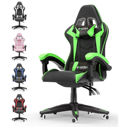 Bigzzia Ergonomic Gaming Chair For Boys With Lumbar Cushion by zapcart