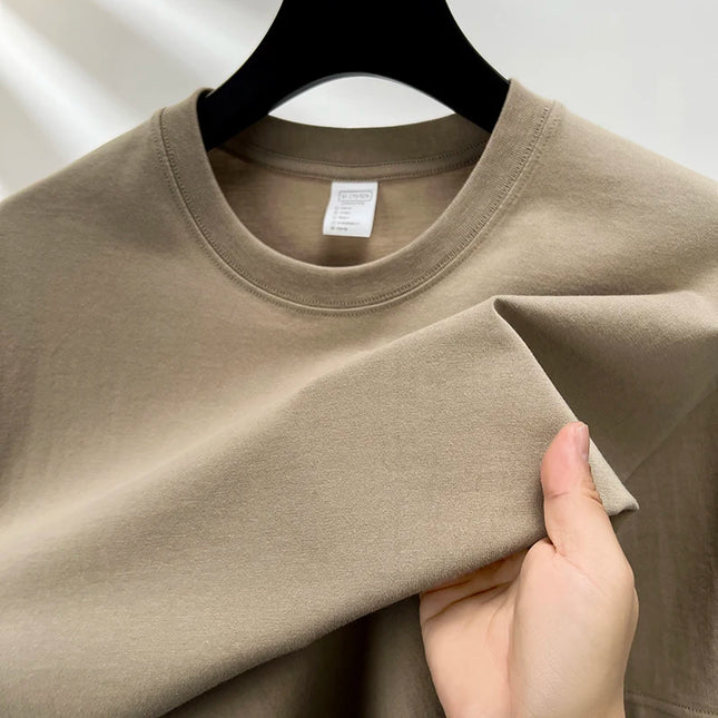 CN Zhejiang Men 100 Cotton T Shirt Breathable High End by zapcart