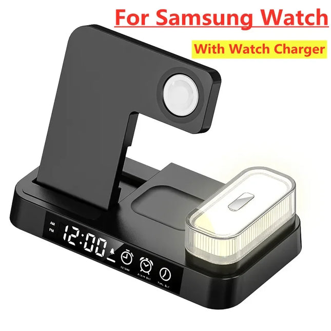 VIKEFON 30W 3 In 1 Wireless Charger Stand For iPhone Watch by zapcart