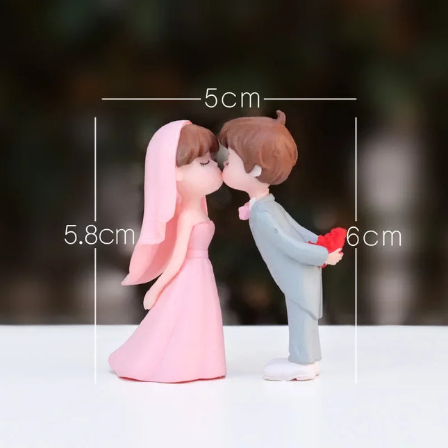 Choice Bride And Groom Figurine Set For Wedding Decor by zapcart