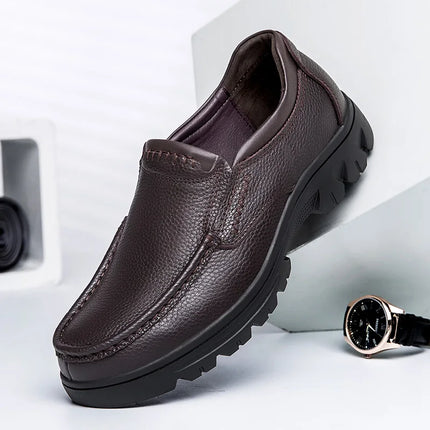 Waerta Mens Leather Loafers Slip On Casual Breathable 44 50 by zapcart