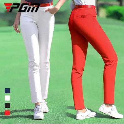 PGM Women Golf Trousers Slim Quick Dry Breathable Pants by zapcart