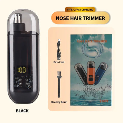 Heinast 2in1 Ear Nose Eyebrow Trimmer for Men Portable