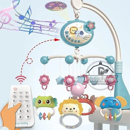 Musical Baby Crib Mobile Newborns Lights Music Projection by zapcart