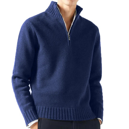 Animal Game Mens Turtleneck Sweater Warm Knitted Pullover by zapcart