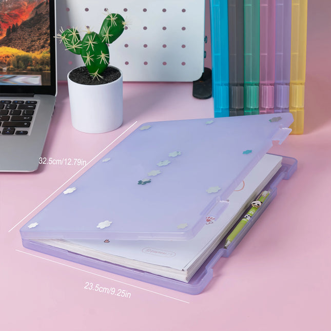 Invoice Storage Box, Office Supplies, Document Folder, Check Receipt, Household Manual, A4 File Organizer. by zapcart