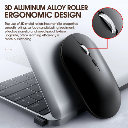 Xummen Wireless Bluetooth Mouse Silent Rechargeable MacBook by zapcart