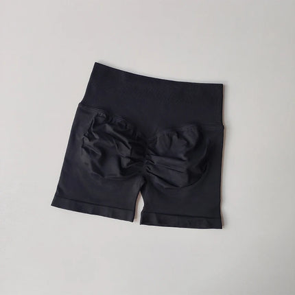 Peach Buttock Lifting High Waisted Yoga Shorts Women by zapcart