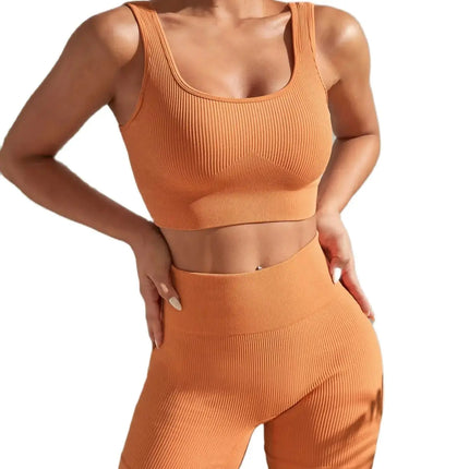 Shanjinxiu Women Seamless Quick Dry Yoga Set High Waist by zapcart