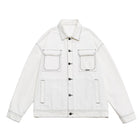 Brother Wang Baggy Denim Jacket Men Large Pocket Oversized by zapcart