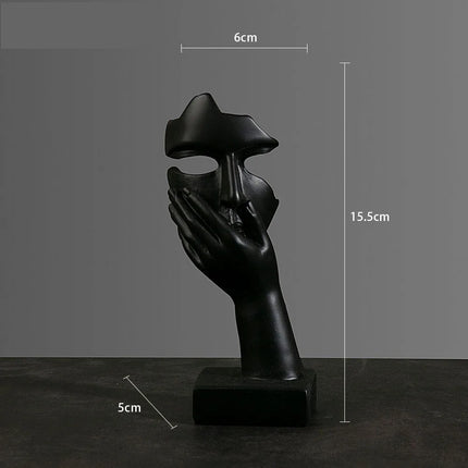 Choice Resin Abstract Mask Figurine Home Office Decor by zapcart