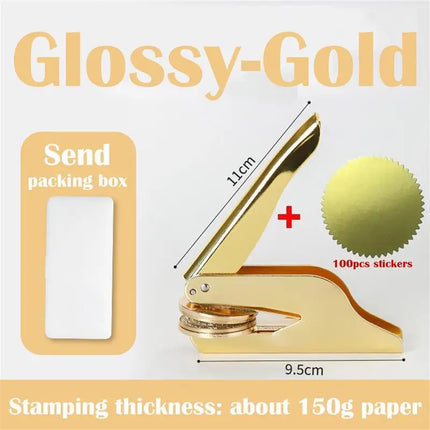 Personalized Embosser Stamp Customized DIY Wedding Envelope Party Invitation Card Private Logo Embossing Seal Customization by zapcart
