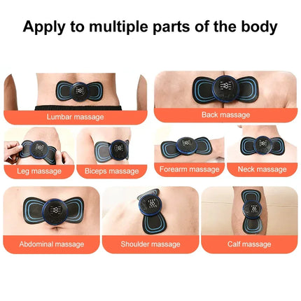 BXAChoice EMS Neck Massager Mini Pain Relief Patch Portable by zapcart