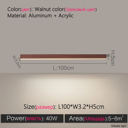 TES Long Strip Ceiling Light Office Surface Mounted LED by zapcart