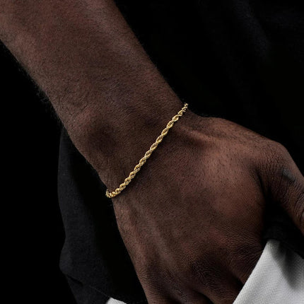 SUBOLLOWCN Iced Prong Cuban Chain Bracelet For Men Women by zapcart