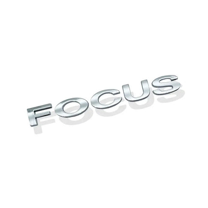 Focus Emblem Badge 3D ABS Silver Black Sticker For Owners by zapcart