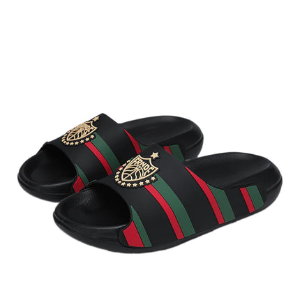 YRZL Mens Non Slip EVA Slides Thick Sole Sandals Summer