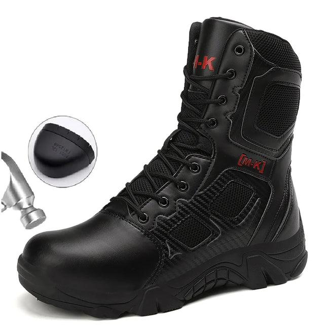 Senlong Outdoor Waterproof Steel Toe Safety Boots For Men by zapcart