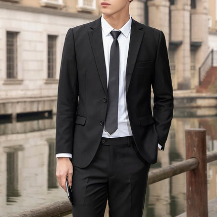 CN Sichuan Mens Premium Slim Fit Wedding Two Piece Set by zapcart