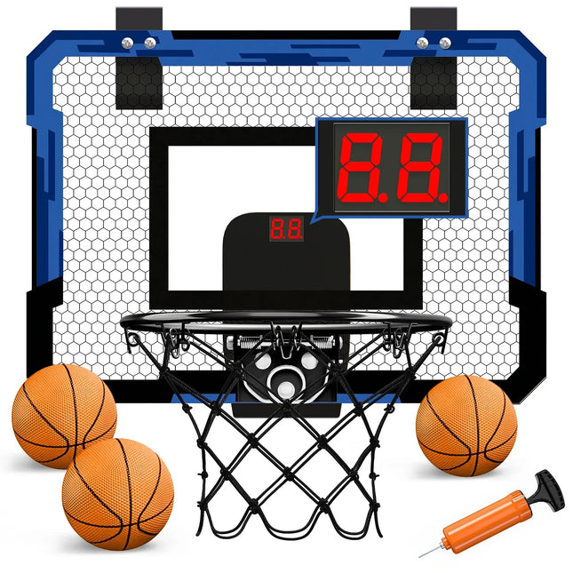 Kids Wall Mounted Mini Basketball Hoop Indoor Training by zapcart