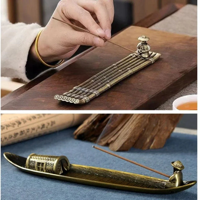 Choice Japanese Style Incense Holder Boat For Men Calming by zapcart