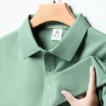 Mens Polo Shirt Short Sleeve Breathable Comfort CN Zhejiang by zapcart