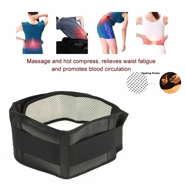 Tcare Tourmaline Self Heating Magnetic Back Belt 4XL Unisex by zapcart