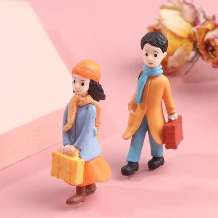 Hign-concerned Miniature Couple Figurines Wedding Gift by zapcart