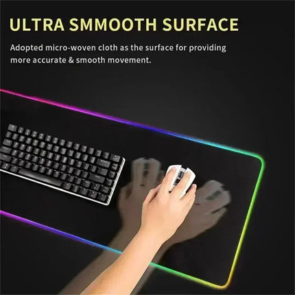 Redragon RGB Gaming Mouse Pad Non Slip Luminous Surface by zapcart