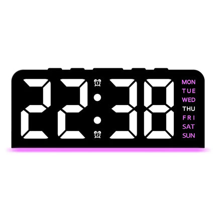 Choice Digital LED Alarm Clock With Time Display Desk Clock by zapcart