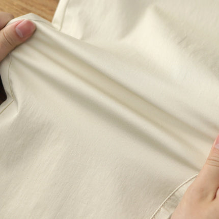 CN Men Summer Elastic Jersey Chino Pants Straight Leg Beige by zapcart