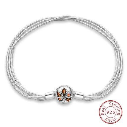 IQMAC Original Sterling Silver 925 Charm Bracelet For Women by zapcart
