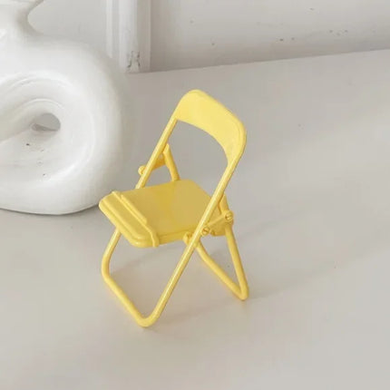Charger Foldable Lazy Mobile Phone Holder Mini Chair Desk by zapcart