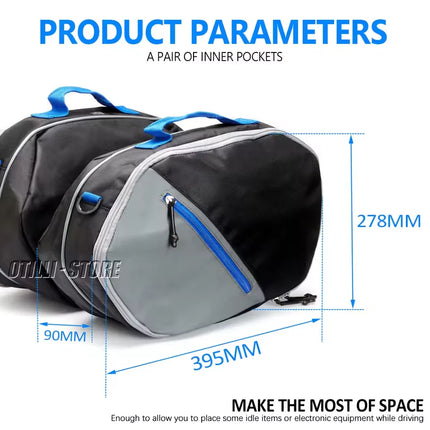 Otilli Waterproof Saddlebag Liners For Tracer 700 And 7 GT by zapcart