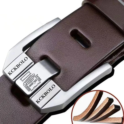 ZhejiangChoice Mens Genuine Leather Belt Premium Quality