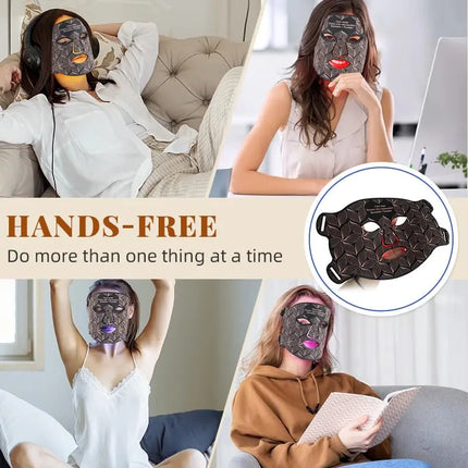 Ubilli LED Face Mask Red Light Therapy Anti Aging At Home by zapcart