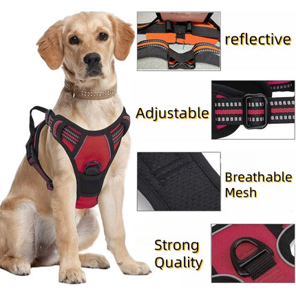 ZhejiangChoice No Pull Dog Harness For Large Dogs Reflective by zapcart
