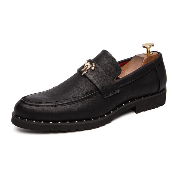 WAERTA Mens Dress Shoes Patent Leather For Weddings by zapcart