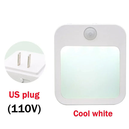 Motion Sensor LED Night Lights EU Plug Dimmable Cabinet Light for Baby Bedside Bedroom Corridor Wireless Night Lamp Lighting by zapcart