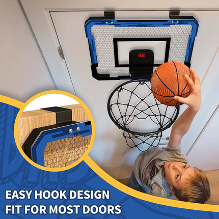 Kids Wall Mounted Mini Basketball Hoop Indoor Training by zapcart