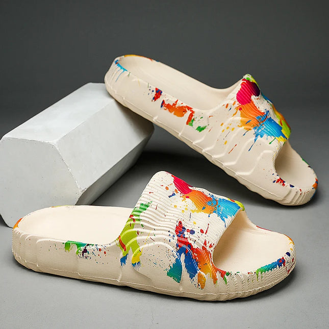 Men's EVA Non Slip Slippers Qztzx Outdoor Beach Sandals