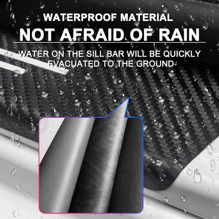 Mitsubishi Carbon Fiber Door Sill Protector For ASX by zapcart