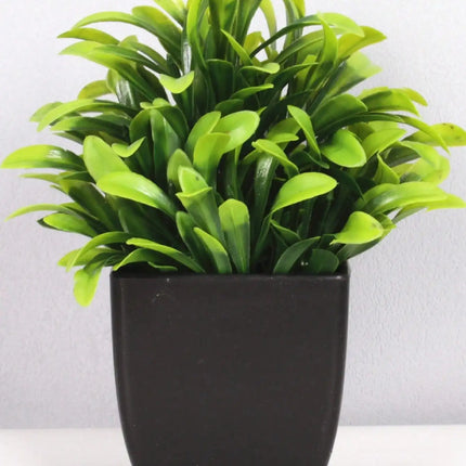 Zhejiang Mini Artificial Eucalyptus Plant Black Pot Decor by zapcart