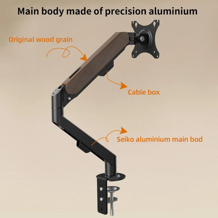 Hillport 17-34 Monitor Arm Gas Spring Full Motion Office by zapcart